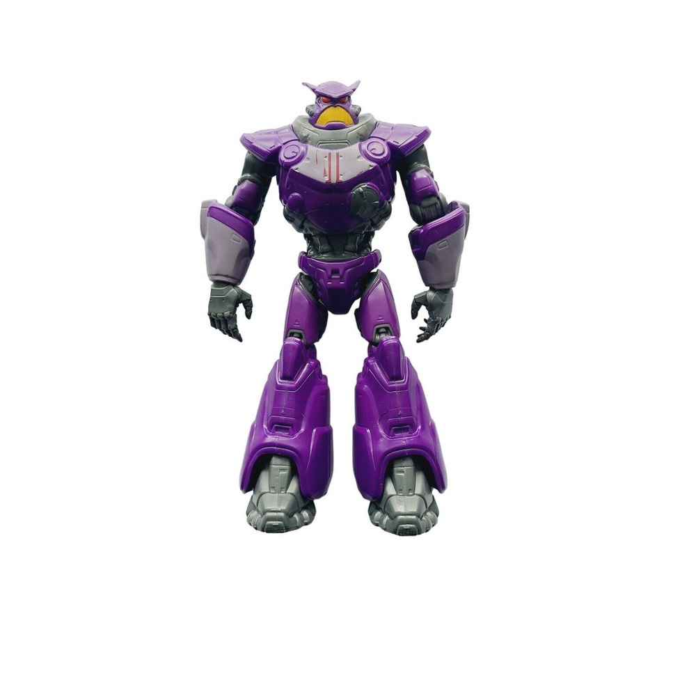 Disney Pixar Lightyear Zurg Action Figure Purple Robot Toy 2022 Mattel HHX29